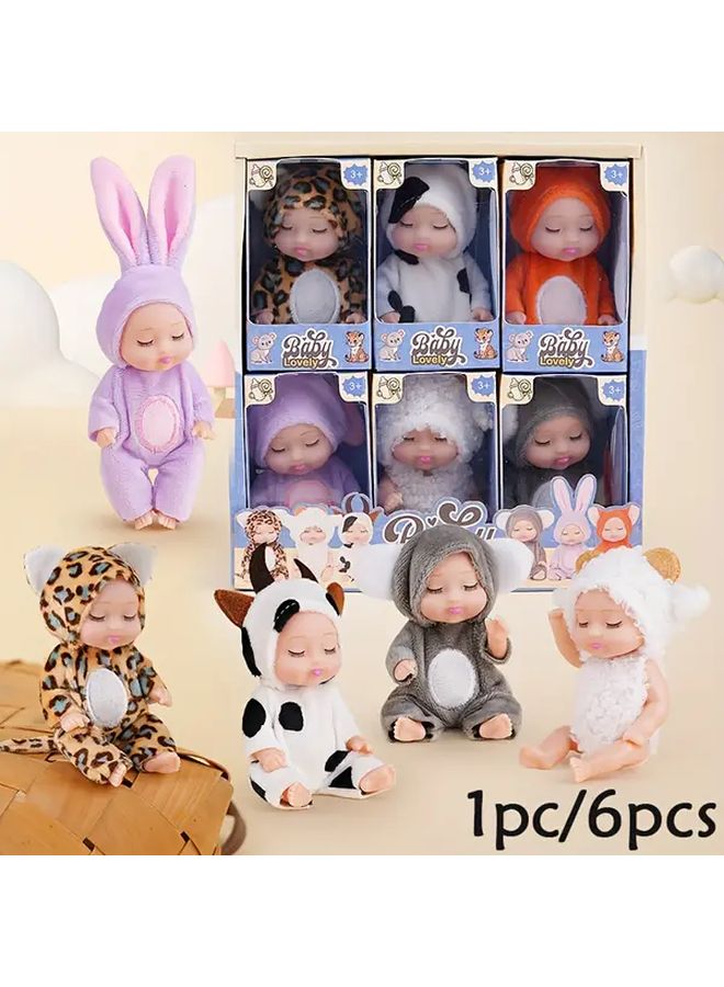 Cute Cow Mini Doll Reborn Sleep Companion For Children Christmas Birthday Gift - Image 2