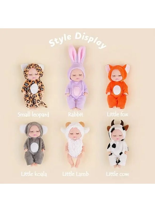 Cute Cow Mini Doll Reborn Sleep Companion For Children Christmas Birthday Gift - Image 4