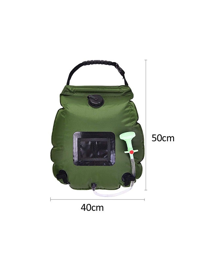 Arabest Shower Bag 5 Gallons/20L Portable Camping Shower Bag Solar Bath Bags with Removable Hose and On-Off Switchable Shower Head for Summer Camping Beach Swimming Outdoor Traveling Hiking - Image 2