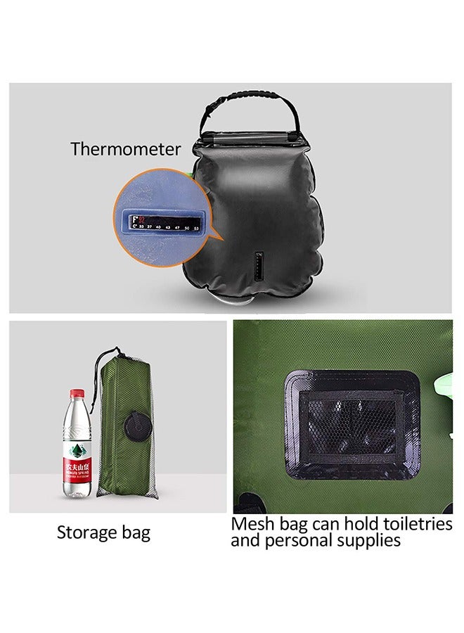 Arabest Shower Bag 5 Gallons/20L Portable Camping Shower Bag Solar Bath Bags with Removable Hose and On-Off Switchable Shower Head for Summer Camping Beach Swimming Outdoor Traveling Hiking - Image 4
