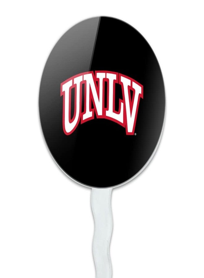GRAPHICS & MORE University of Nevada, Las Vegas Secondary Logo Cupcake Picks Toppers Decoration Set of 6 - Image 2