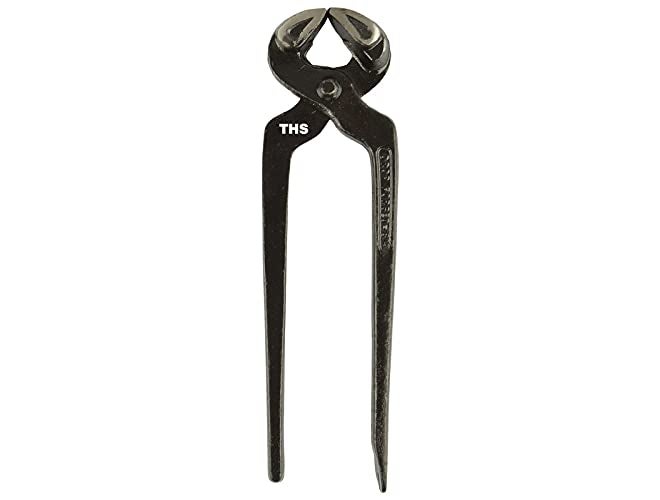 THS Carpenters Pincers Wire Cutting Pliers Nail Puller 8 inch / 200mm Non Insulated Pack of 1pcs - Image 1