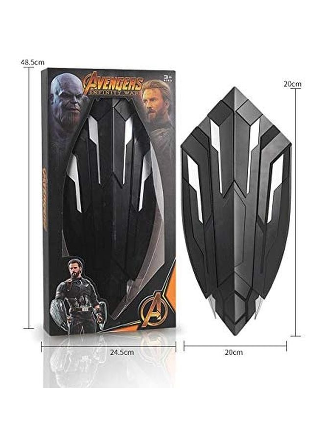 NIBEMINENT Avengers Endgame Captain America Cosplay Props Shield 20x20cm - Image 2