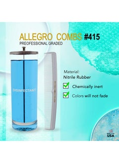 Allegro Combs Allegro Combs #415 Combs for Women, 7 Inches Combs for Men, Parting Comb, Hair Comb, Comb for Men 3 Count (Gray)  - Image 4