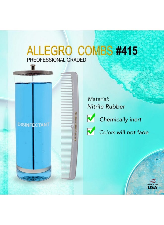 Allegro Combs - Allegro Combs #415 Combs for Women, 7 Inches Combs for Men, Parting Comb, Hair Comb, Comb for Men 3 Count (Gray) - Image 1