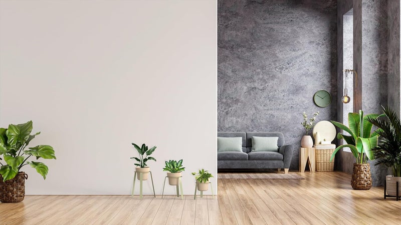 Vigar Urban Garden Planter with Stand 3 Sets Gray Pots Green Different Height Metal Plant Stand Plant and Flower Pots Planters for Indoor Plants - Image 2