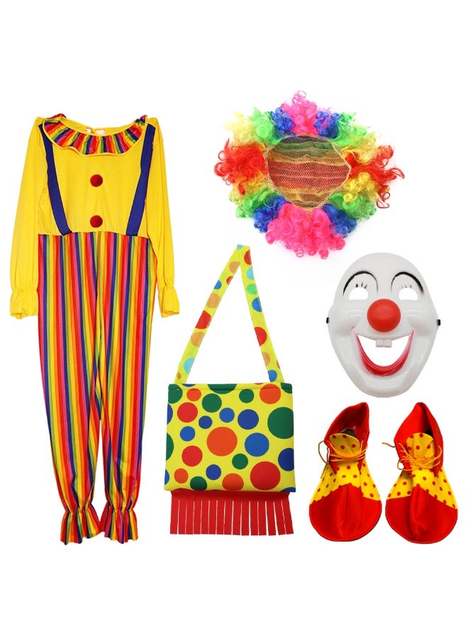 JAYATO Adult Halloween costume, joker outfit, magic show performance, party role-playing dress-up props - Image 1