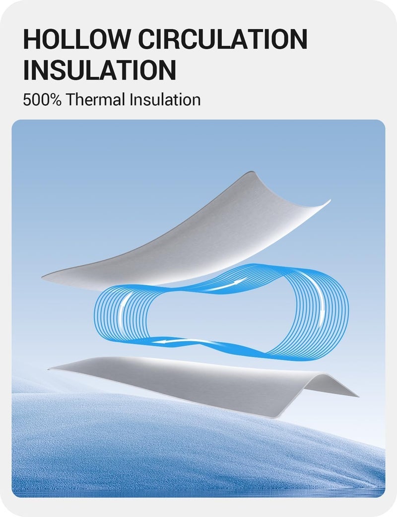 BASENOR موديل Y موديل 3 بغطاء زجاج أمامي من BASENOR 2017-2026، غطاء شمس قابل للطي من نافذة النافذة كاملة، واقي واقي من الأشعة فوق البنفسجية (Fit Model 3 Highland & 2025 موديل Y 2026 Juniper) - Image 3