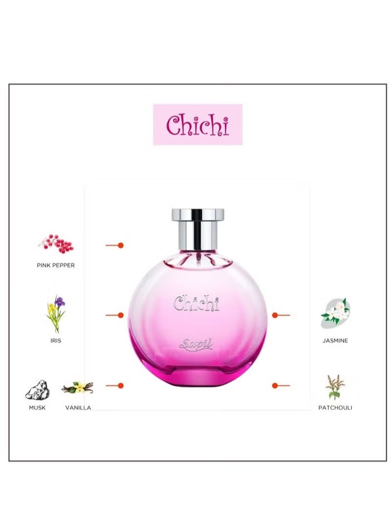Sapil Chichi Eau De Toilette Pink 100ml - Image 3