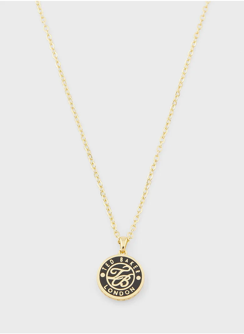 تيد بيكر Chain Detail Drop  Long Necklace