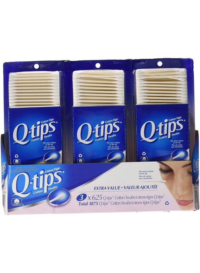 كيو-تيبس 3 أعواد قطنية من Q-tips، 625 قطعة - Image 1