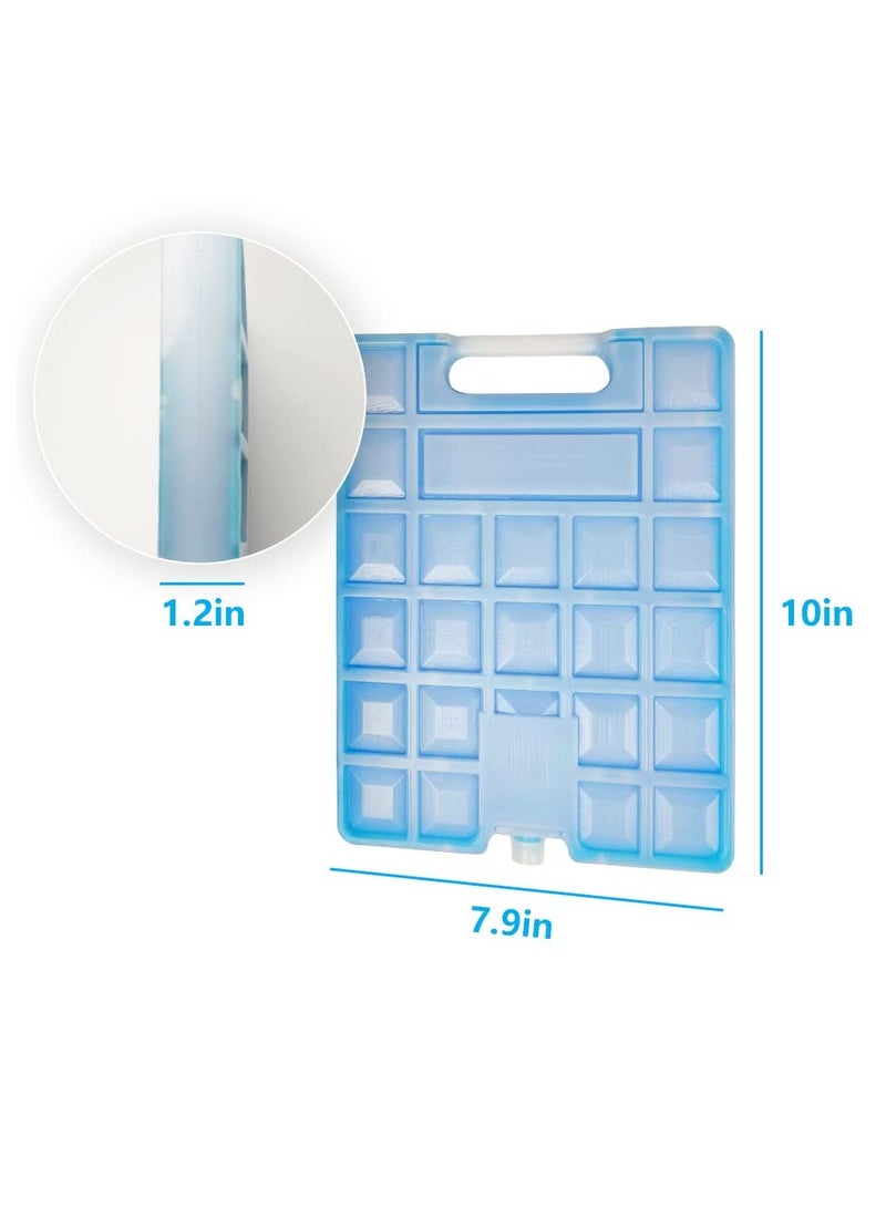 SYOSI 2 Pcs Large Cold Ice Blocks Freezer Pack Packs for Cooler Cool Box Reusable Quick Freeze Long Lasting Camping Picnic Hiking Travel  - Image 5