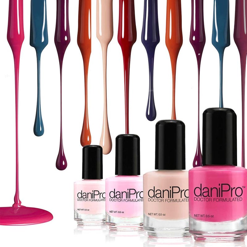 daniPro - Doctor Formulated Nail Polish - Hot Pink - Promotes Healthier, Stronger Nails - Biotin and Vitamins A & E - Toxin-Free - Super Quick Drying - Image 3