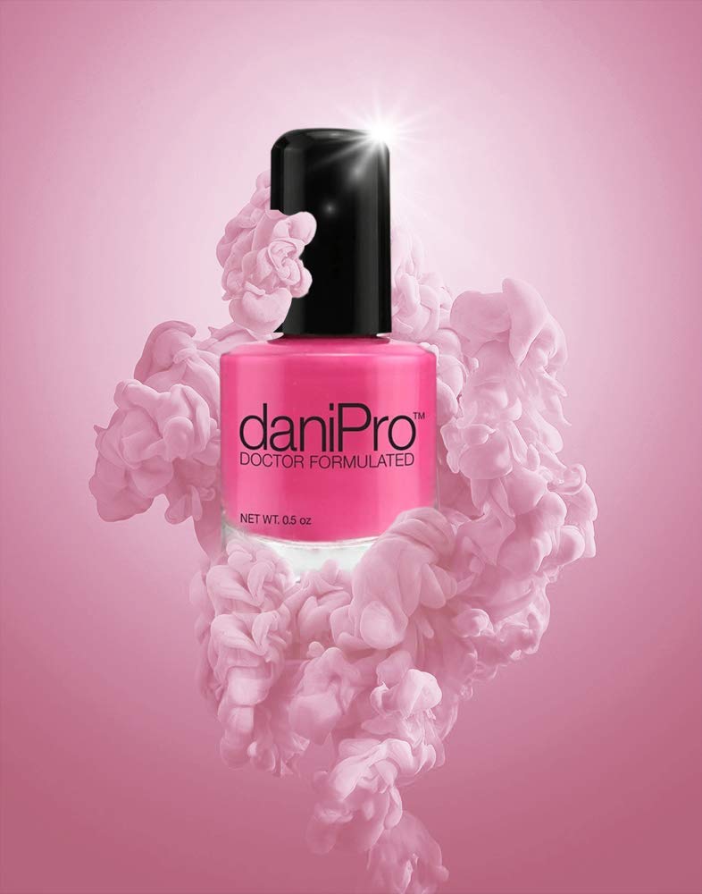daniPro - Doctor Formulated Nail Polish - Hot Pink - Promotes Healthier, Stronger Nails - Biotin and Vitamins A & E - Toxin-Free - Super Quick Drying - Image 5
