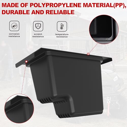 SAUTVS Under Seat Storage Box for Polaris Ranger 500 570, Underseat Storage Bin Set Organizer Tray for Polaris Ranger 500 / Ranger 570 CREW ETX Full Size 2015-2021 Accessories(1PCS, Replace #2880046) - Image 4