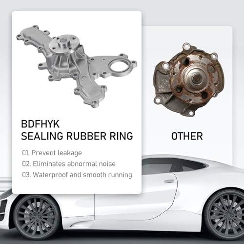 BDFHYK AW6047 Automotive Water Pump Kit for V6 3.5L Engine Compatible with LEXUS ES350 RX350 RX450h 2007-2018,Compatible with Toyota Avalon Camry Highlander RAV4 Sienna Venza 2007-2018 - Image 3