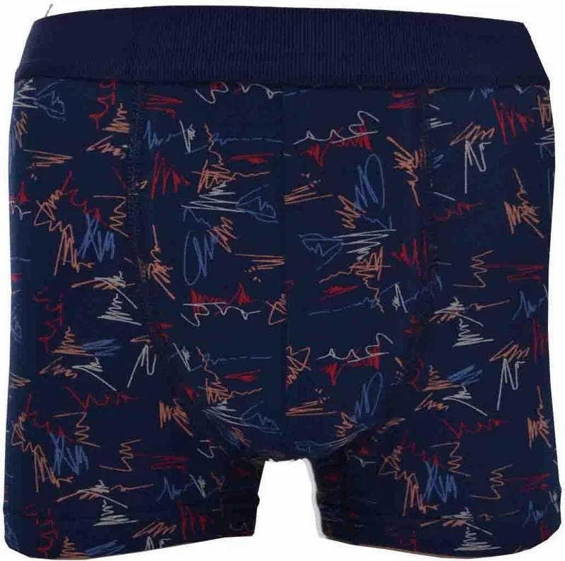 بيراك 4480 Men's Patterned Lycra Combed Cotton Boxer