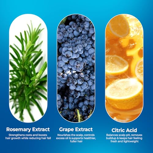 VINR Rosemary Hair Spray for Hair Growth | Rosemary Water & Mint Scalp Strengthening Spray | Anti Hair Fall | Hair Mist | Lightweight Hair Growth Mist | All Hair Types 100 ml - Image 2