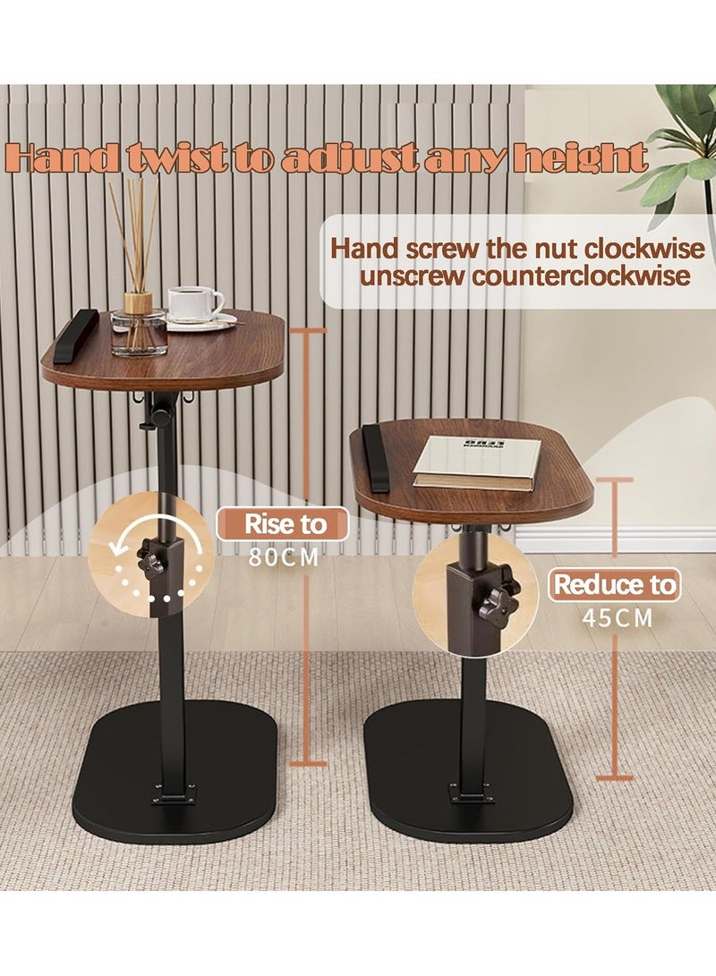 DubaiGallery طاولة جانبية بتصميم فريد وقابل للتعديل مصنوعة من الخشب للمنزل والمكتب - Image 2