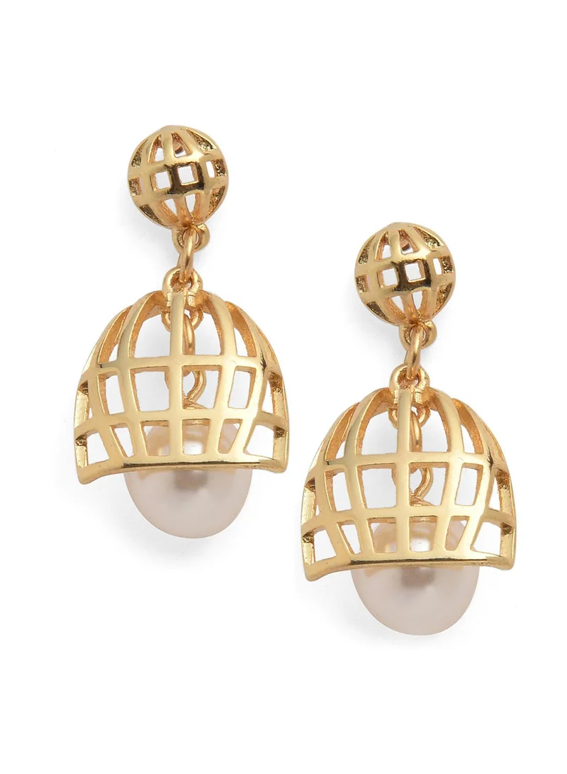 SOHI Contemporary Artificial Drop Earring Jewellery