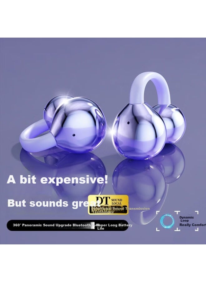 No Must Work Nuobixing Q88 Clip-on Bone Conduction Bluetooth Headphones, New Model, Sports Running Noise-cancelling Long Battery Life High Sound Quality, Compatible With Xiaomi And Apple, Black - Image 2
