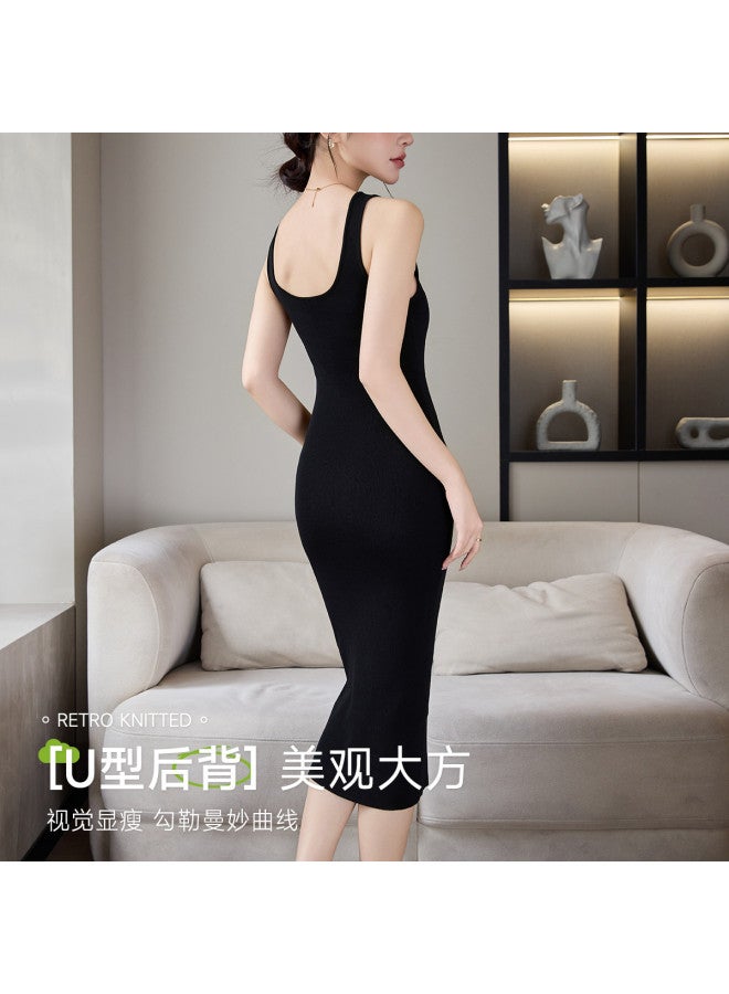 Fenton lightweight Slip Dress For Spring/summer, Solid Color Women's Fashion Minimalist Camisole Layering Piece - Image 4
