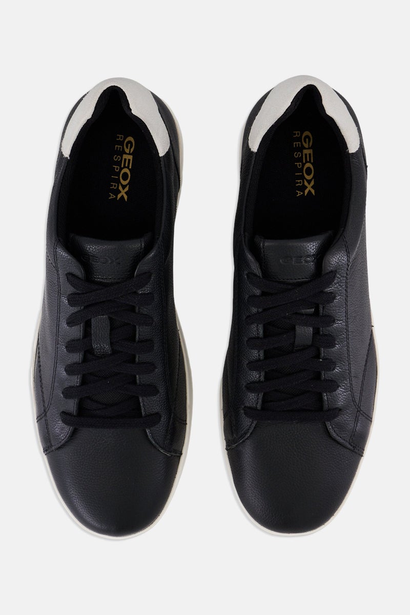 GEOX Men Kennet B Lace Up Sneakers, Black - Image 3
