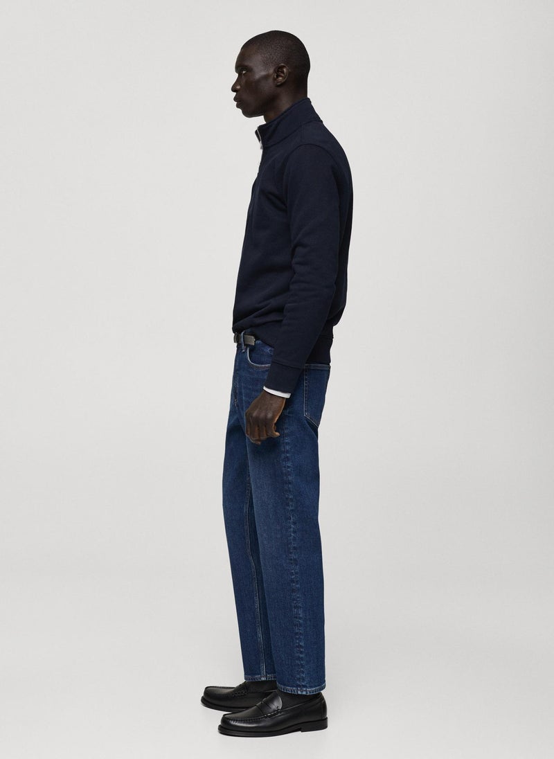 Mango Man Ben Stright Fit Rinse Wash Jeans  - Image 3
