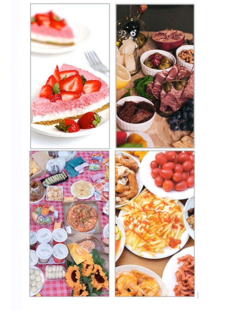 ٢٥ حزمة ٢٢ سم أطباق قابلة للتحلل صديقة للبيئة أطباق دائرية مصنوعة من ألياف قصب السكر - Image 4