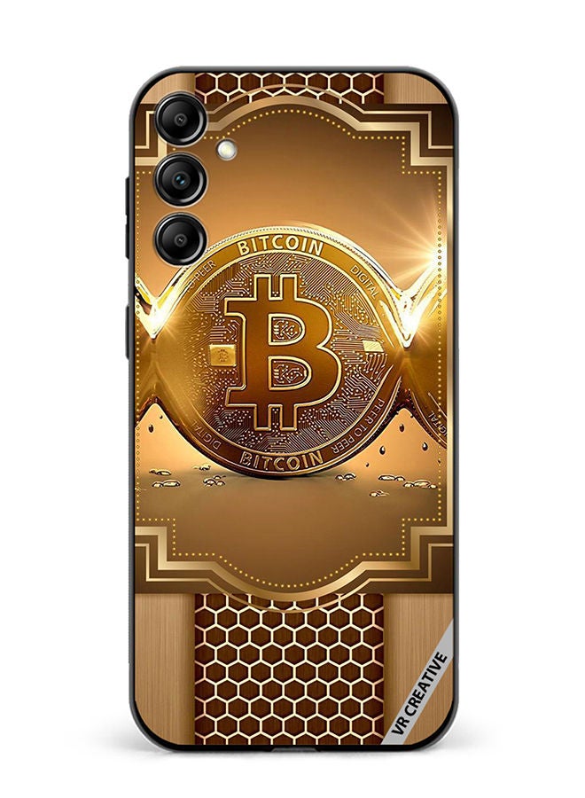 VR CREATIVE Protective Case Cover For Samsung Galaxy A34 Royal Bitcoin Design Multicolour - Image 1