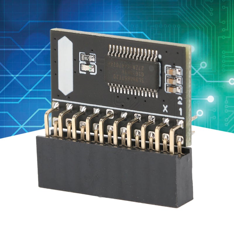 وحدة أمن تشفير TPM 2.0 مع 20 ساقًا (10 ساقين × 2) مع معالج تشفير مستقلكموديل TPM 2.0 متوافق مع ويندوز 11 لأجهزة جيجابايت وآسوس - Image 1