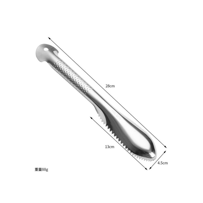 Stainless Steel Fish Scaler Remover Kitchen Tool for Home Seafood Cleaning - Image 3