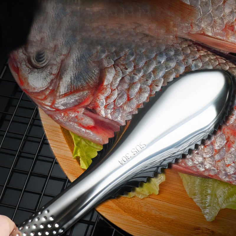 Stainless Steel Fish Scaler Remover Kitchen Tool for Home Seafood Cleaning - Image 5