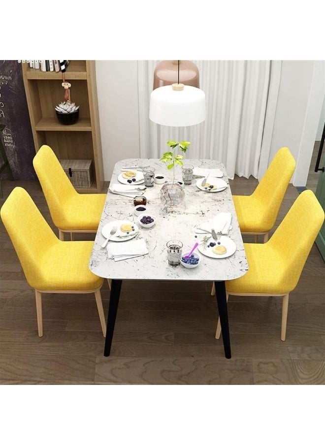 SMART HOME Modern Comfortable Padded Chair Living Room Dining Chair Makeup Room Chair Cafe Chair  - Image 5