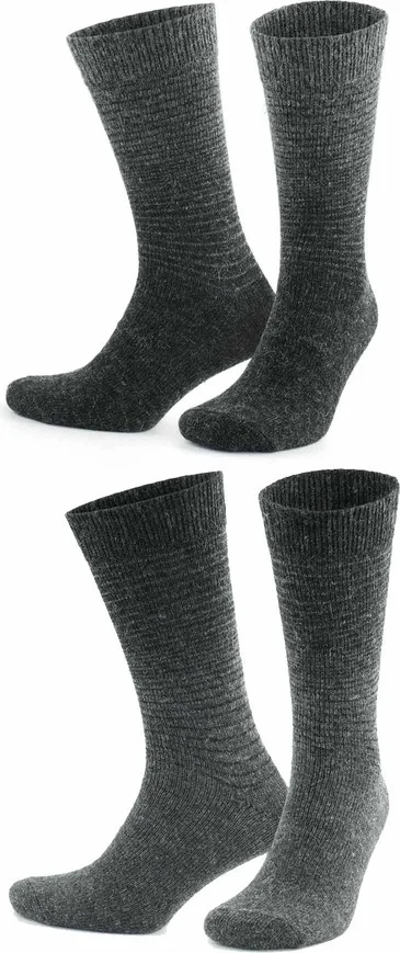Aytuğ Men's Alpaca Feather Winter Socks 2 PACK SOCKS-3098 G/a