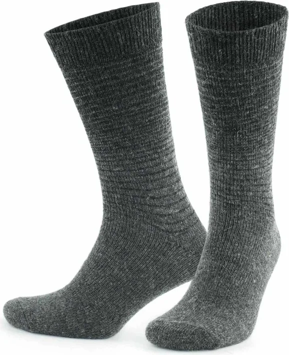 Aytuğ Men's Alpaca Feather Winter Socks 2 PACK SOCKS-3098 G/a