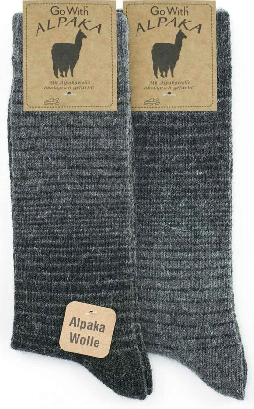 Aytuğ Men's Alpaca Feather Winter Socks 2 PACK SOCKS-3098 G/a