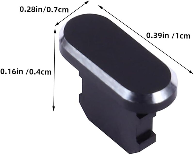 4Pcs Universal Phone Charging Port Dust Covers USB Port Protectors Easy Install - Image 3