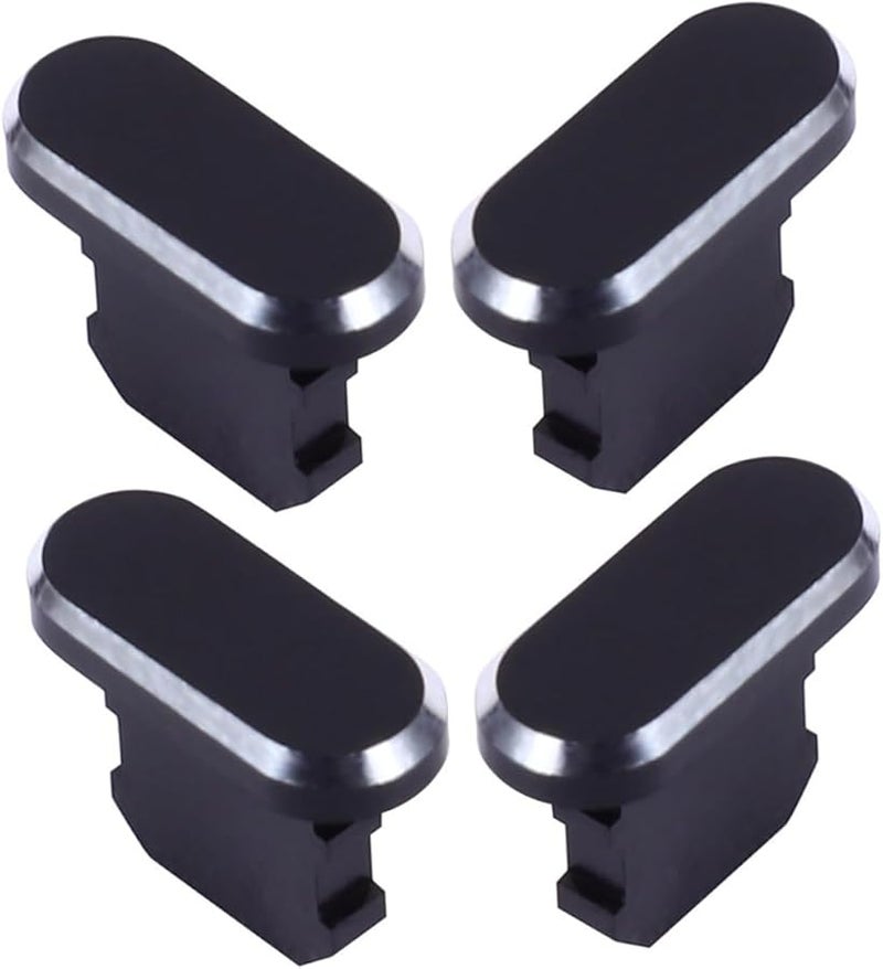 4Pcs Universal Phone Charging Port Dust Covers USB Port Protectors Easy Install - Image 2