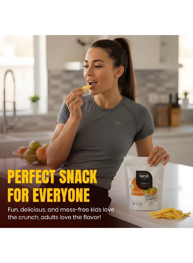 Karish Crunchy Bites Freeze Dried Fruits | Frozen Fruits | Great Go-To Snack (30 g, Mango) - Image 5