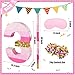PCFING 20 Inch Number 3 Piata Pink Gold with 30 Inch Piata Stick Blindfold Confetti for Boys Girls Adults Birthday Party Decorations Anniversary Celebration Fiesta - Image 4