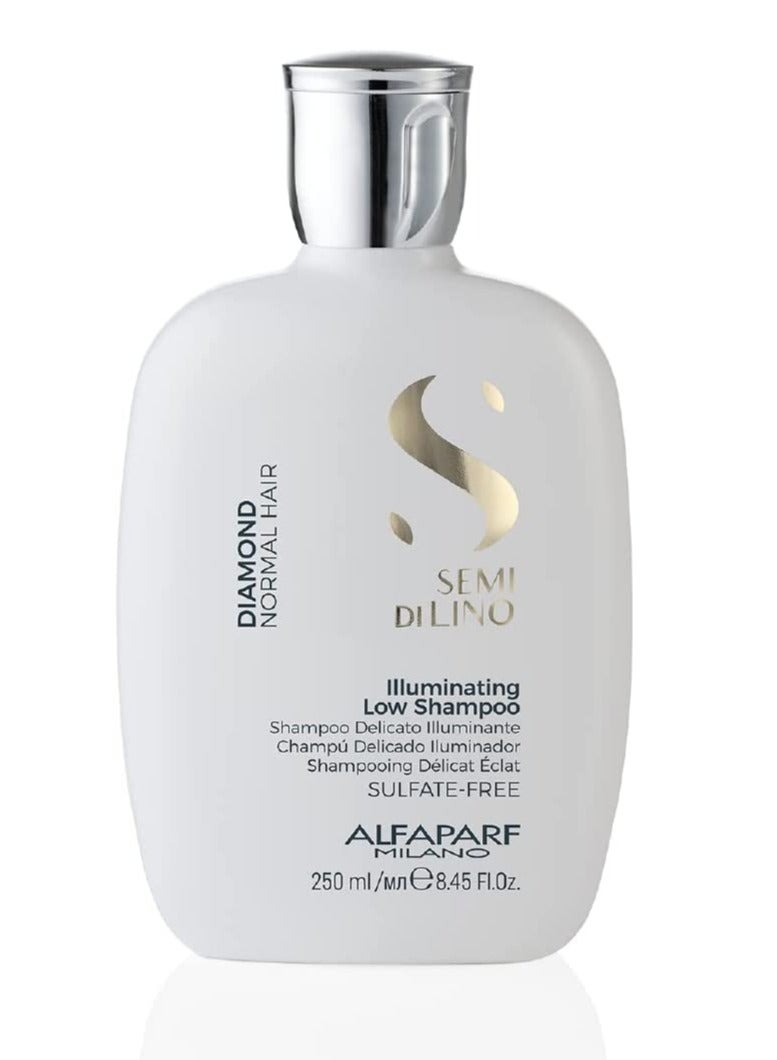 Alfaparf Milano Semi Di Lino Diamond Shine Illuminating Low Shampoo 250ml - Image 1