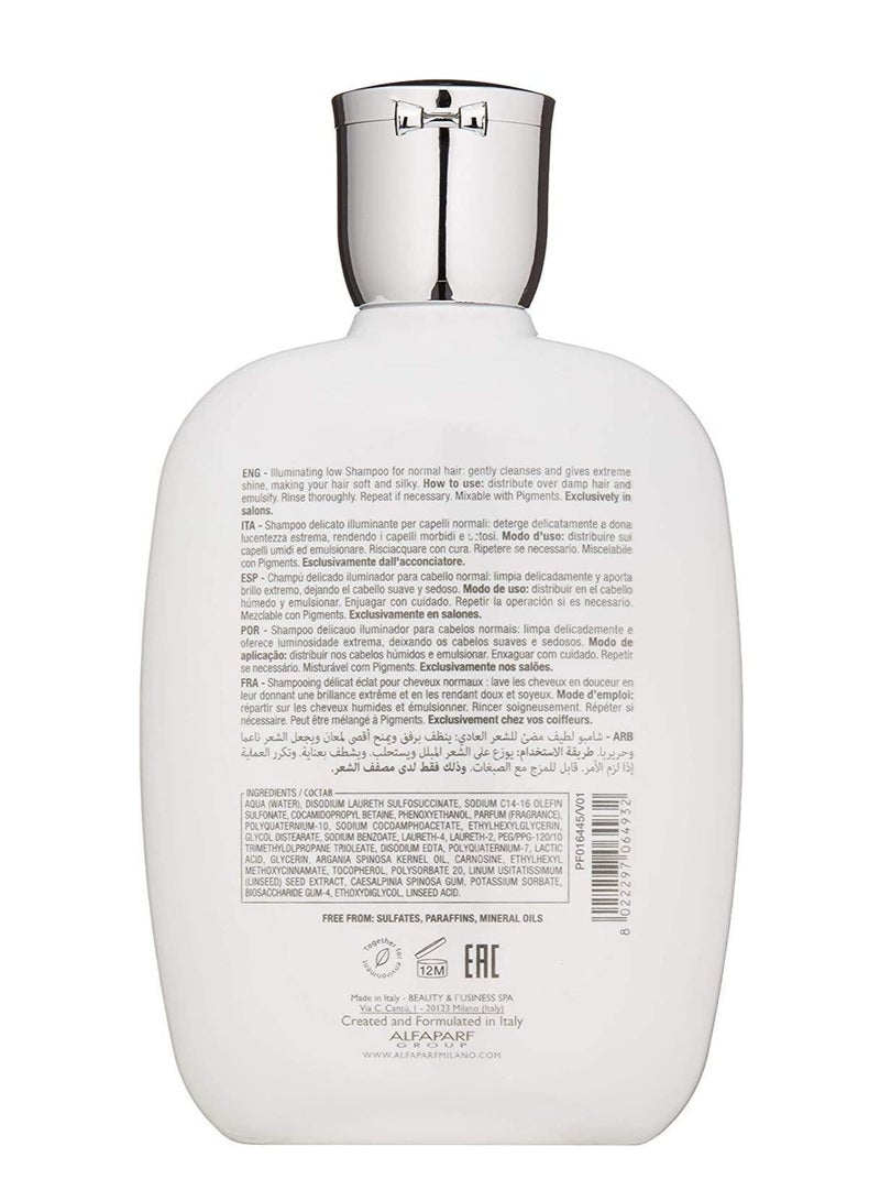 Alfaparf Milano Semi Di Lino Diamond Shine Illuminating Low Shampoo 250ml - Image 2