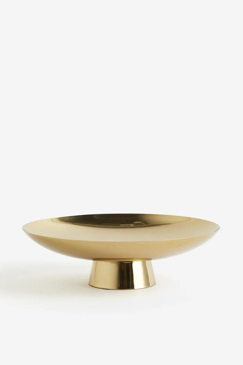 H&M Metal dish with a base