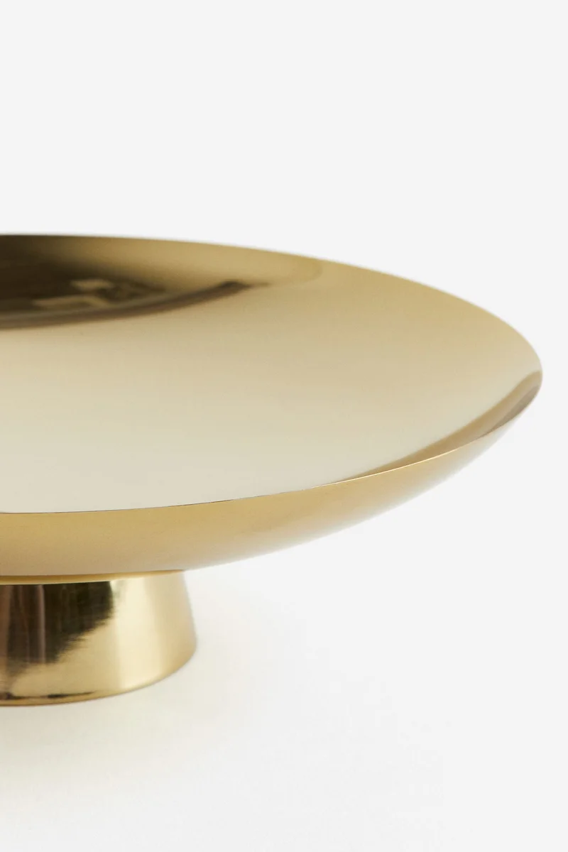 H&M Metal dish with a base