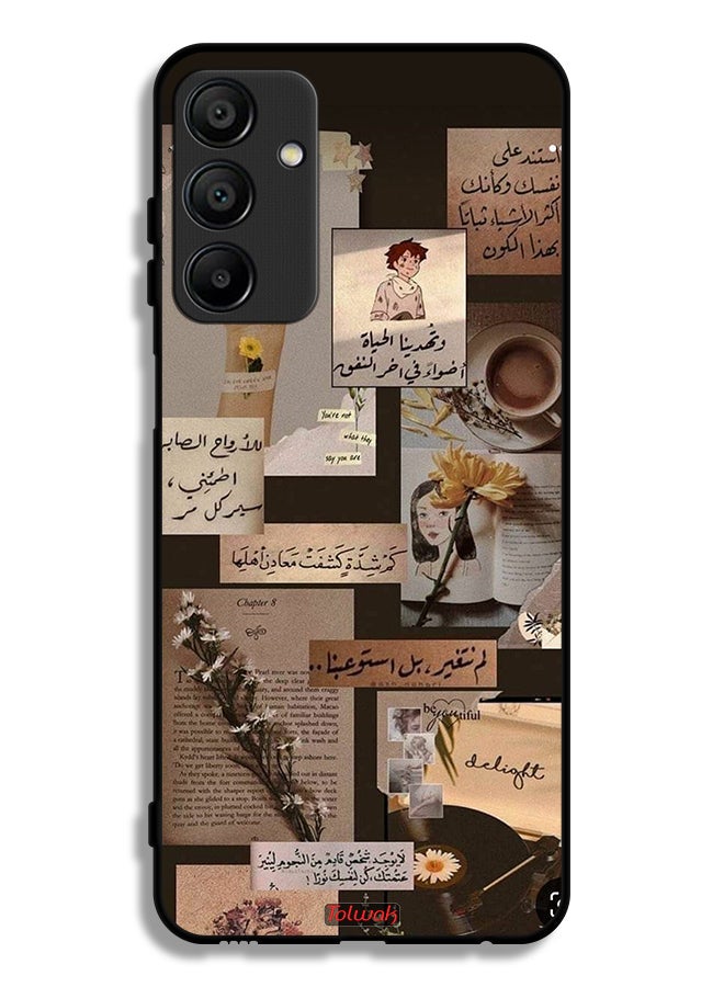 Tolwak Samsung Galaxy A15 4G Protective Case Cover Arabic Quotes Vintage - Image 1