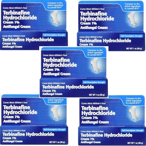 TARO Terbinafine Hydrochloride antifungal Cream 1 Athletes Foot Cream Extra Strength relieves itching Burning Cures Most Athletes Foot Jock Itch Ringworm - Image 2