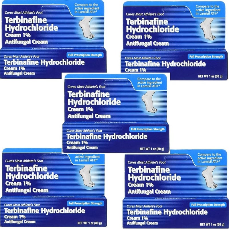 TARO Terbinafine Hydrochloride antifungal Cream 1 Athletes Foot Cream Extra Strength relieves itching Burning Cures Most Athletes Foot Jock Itch Ringworm - Image 3