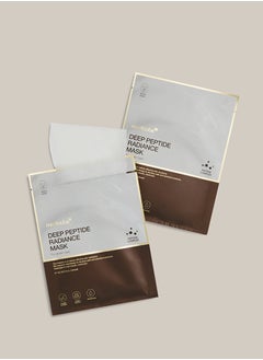 Medicube Deep Peptide Radiance Mask | Hydrating, Elasticity-Enhancing, & Plumping Facial Mask | Quadruple Peptide & Hyaluronic Acid | Vegan-Approved Sheet Mask | K-Beauty Skincare | 4 Packs Only  - Image 2