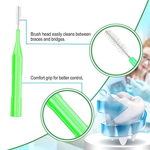Zopeal 250 Pieces Braces Flossers Interdental Brush for Cleaner Tooth Toothpick Dental Teeth Flossing Picks Head Oral Dental Hygiene Cleaning Tool Soft Cleaners - Image 5